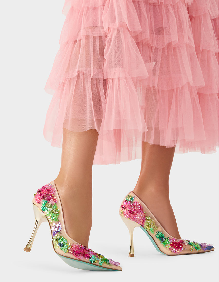 NETTA NUDE MULTI - SHOES - Betsey Johnson