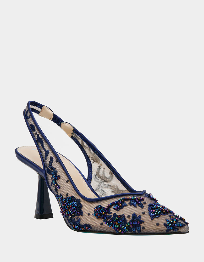 NIKKI NAVY - SHOES - Betsey Johnson