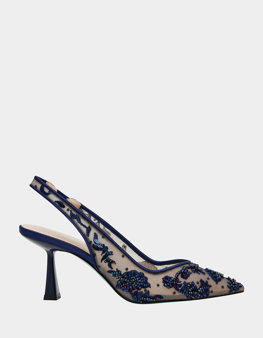 NIKKI NAVY - SHOES - Betsey Johnson