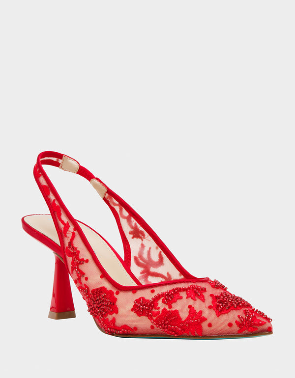 NIKKI RED - SHOES - Betsey Johnson