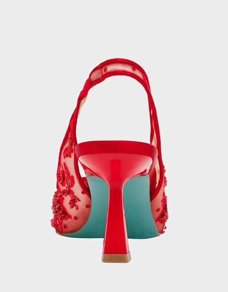 NIKKI RED - SHOES - Betsey Johnson