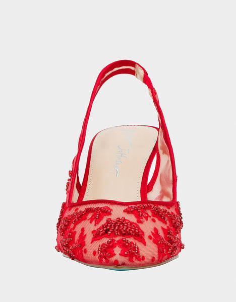 NIKKI RED - SHOES - Betsey Johnson