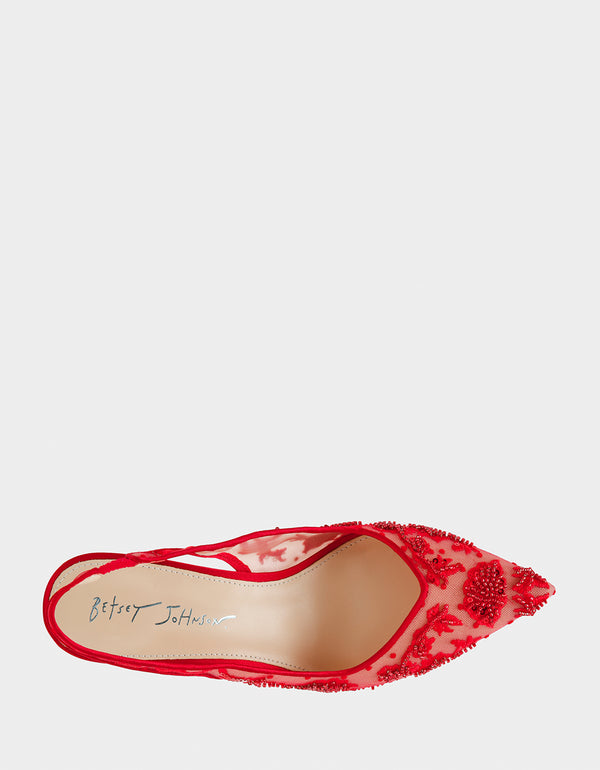 NIKKI RED - SHOES - Betsey Johnson