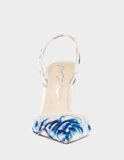 PATCH BLUE FLORAL - SHOES - Betsey Johnson