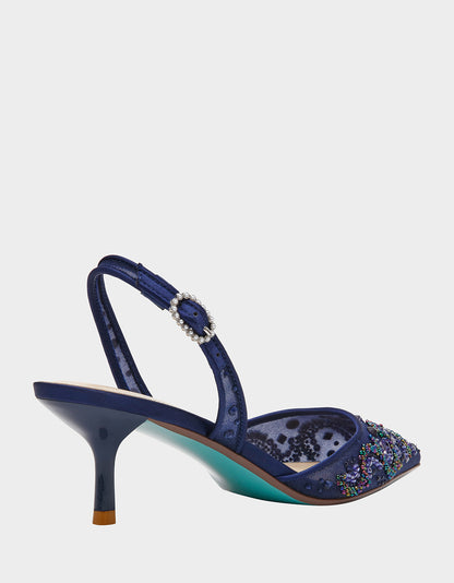 PRIM NAVY - SHOES - Betsey Johnson