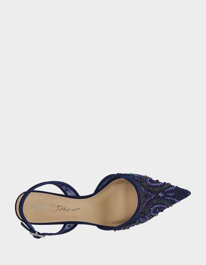 PRIM NAVY - SHOES - Betsey Johnson