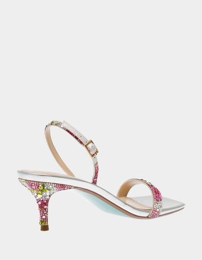 REBEL RHINESTONE FLORAL - SHOES - Betsey Johnson