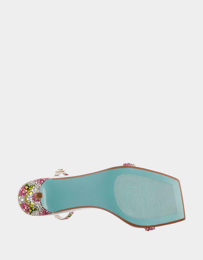 REBEL RHINESTONE FLORAL - SHOES - Betsey Johnson