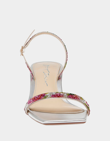 REBEL RHINESTONE FLORAL - SHOES - Betsey Johnson