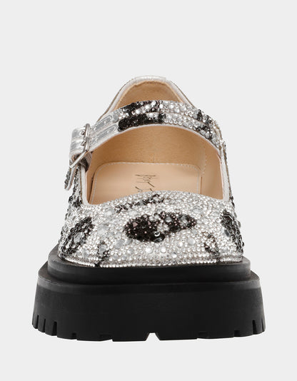 RICO SILVER SKULLS - SHOES - Betsey Johnson