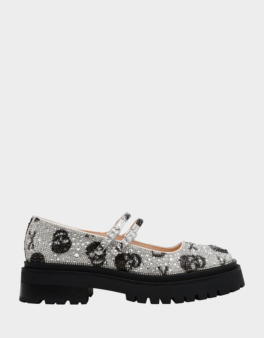 RICO SILVER SKULLS - SHOES - Betsey Johnson