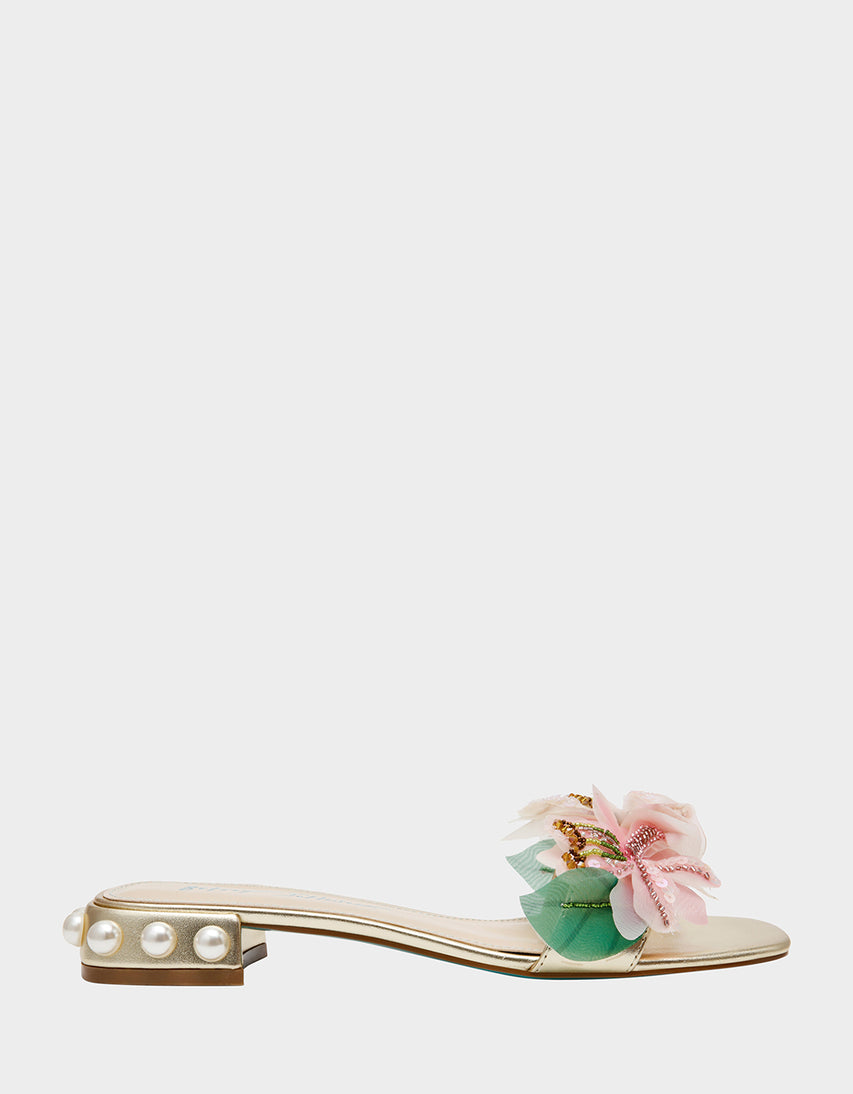 ROSIA LIGHT GOLD - SHOES - Betsey Johnson