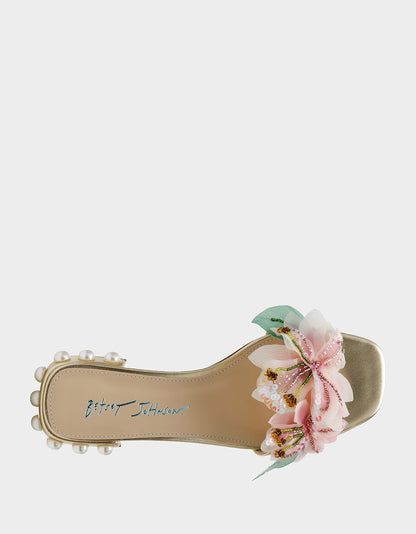 ROSIA LIGHT GOLD - SHOES - Betsey Johnson