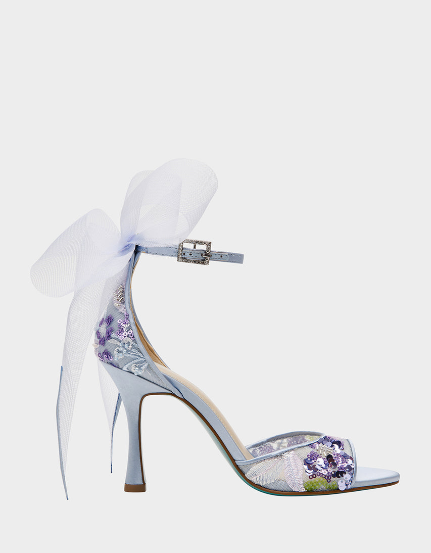 SHAWN LIGHT BLUE MULTI - SHOES - Betsey Johnson