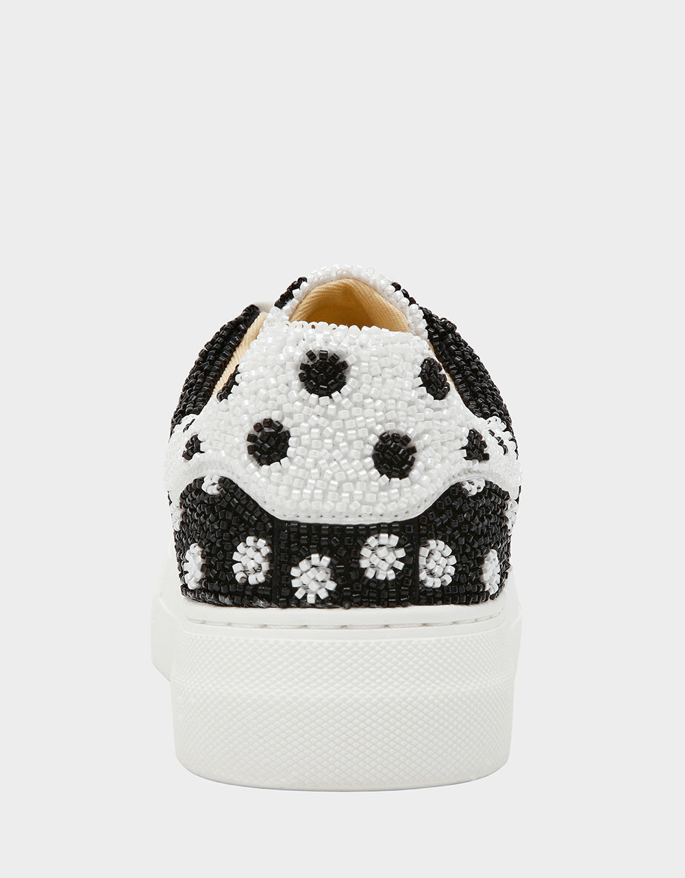 SIDNY WHITE/BLACK POLKA DOT - SHOES - Betsey Johnson