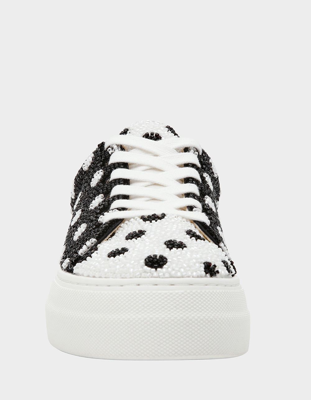 SIDNY WHITE/BLACK POLKA DOT - SHOES - Betsey Johnson