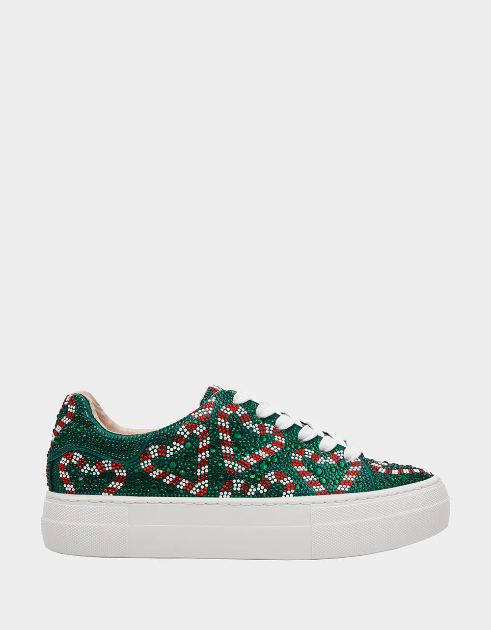 SIDNY GREEN CANDY CANE - SHOES - Betsey Johnson