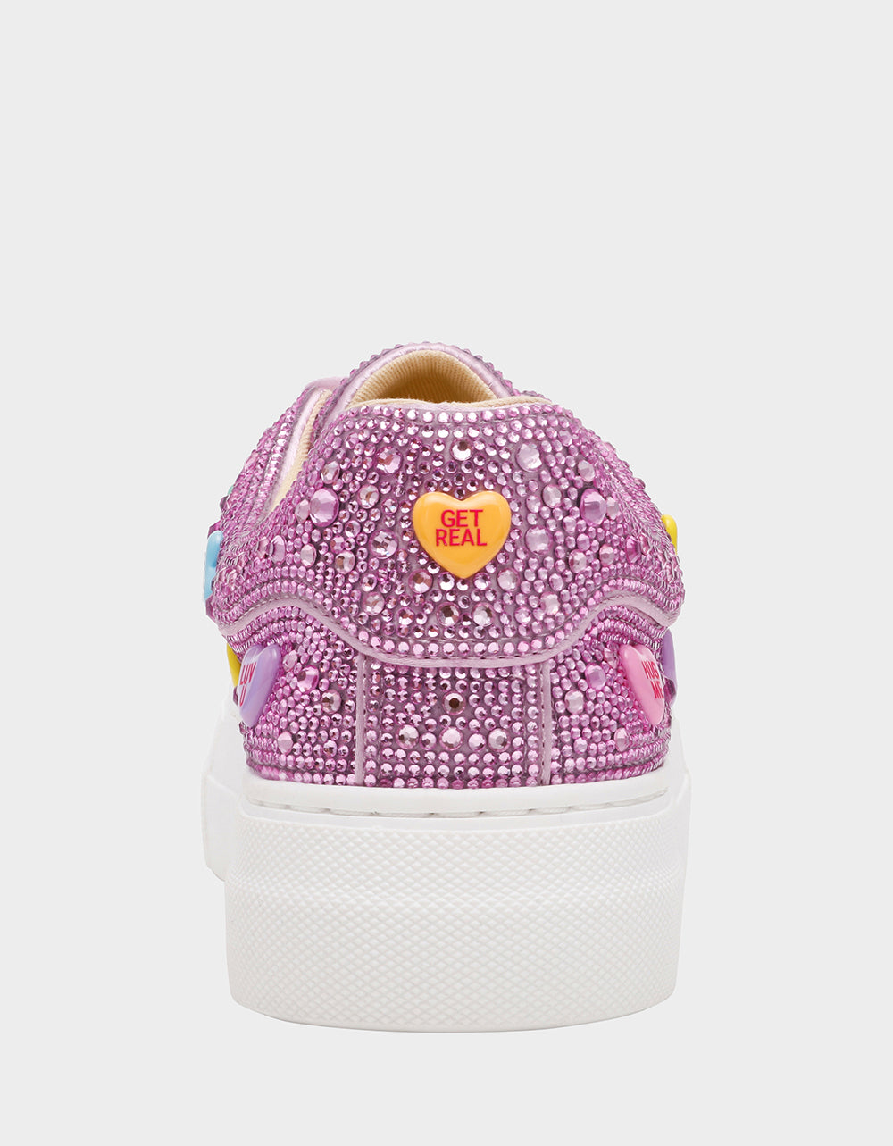 SIDNY PINK MULTI HEARTS - SHOES - Betsey Johnson
