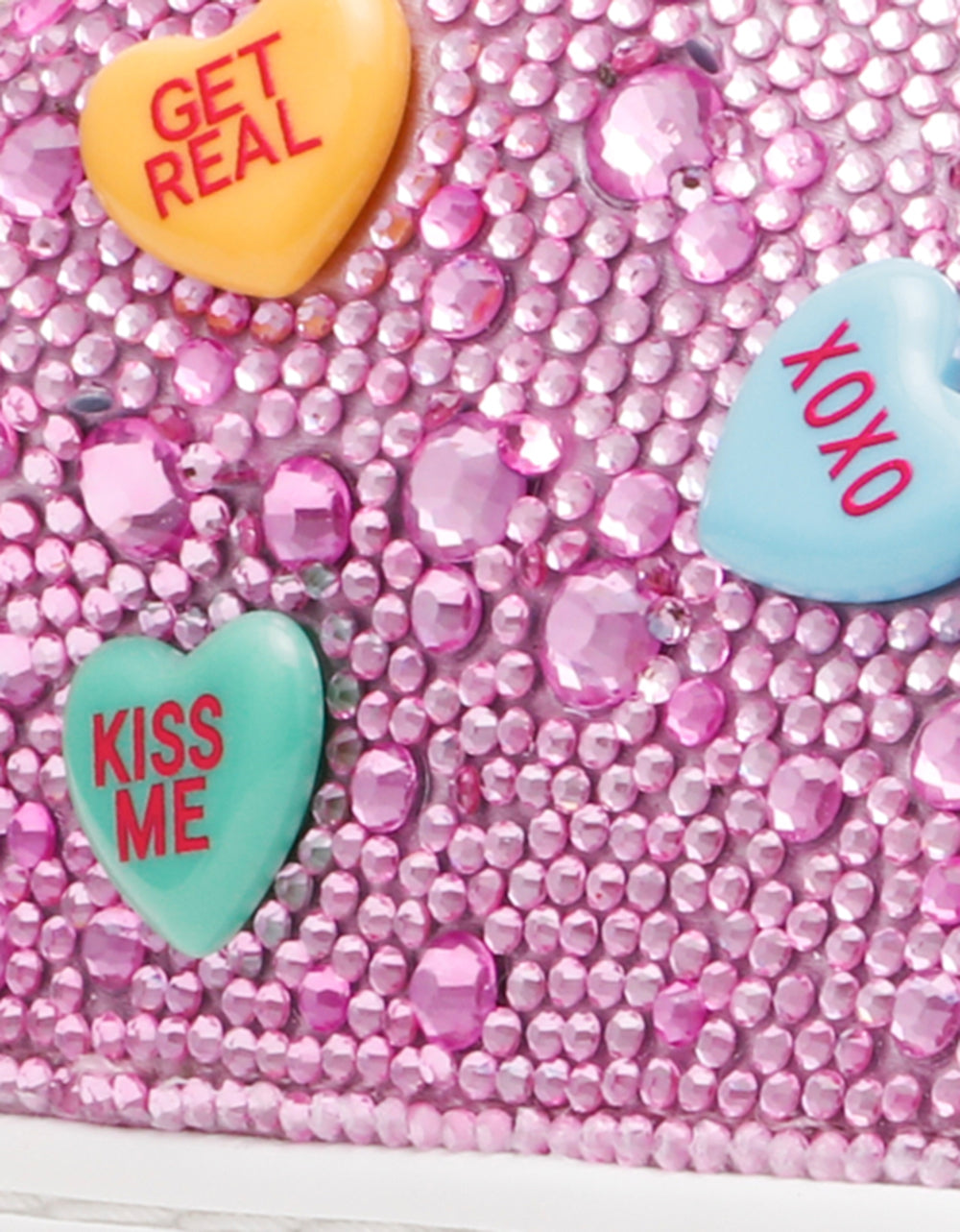 SIDNY PINK MULTI HEARTS - SHOES - Betsey Johnson