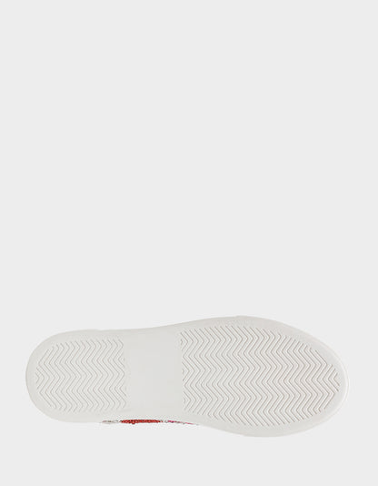 SIDNY RED/PINK HEARTS MULTI - SHOES - Betsey Johnson