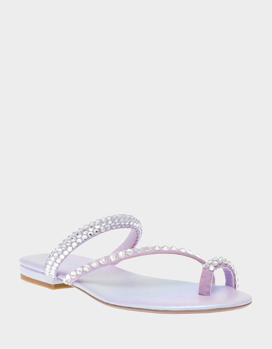 SILAS LAVENDER Strappy Sandals | Women's Sandals – Betsey Johnson
