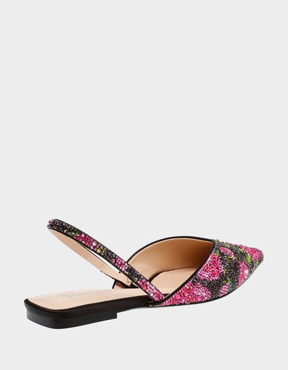 VANCE BLACK/PINK FLORAL - SHOES - Betsey Johnson