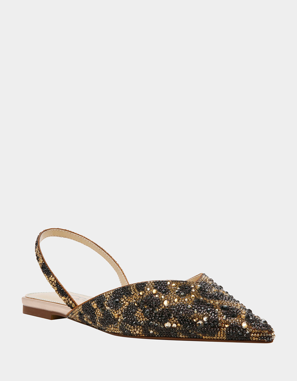 VANCE LEOPARD Slingback Flat Pointed Toe Flats – Betsey Johnson