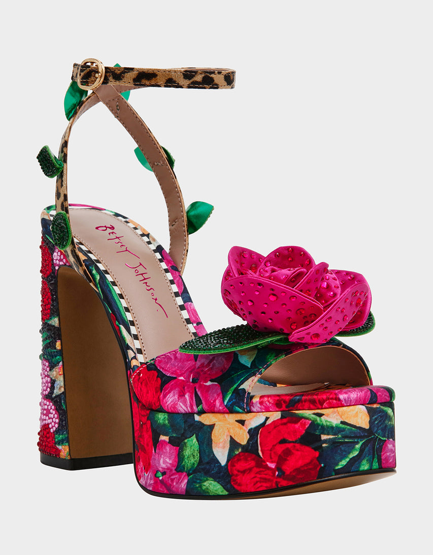 SIERRA FLORAL MULTI - SHOES - Betsey Johnson