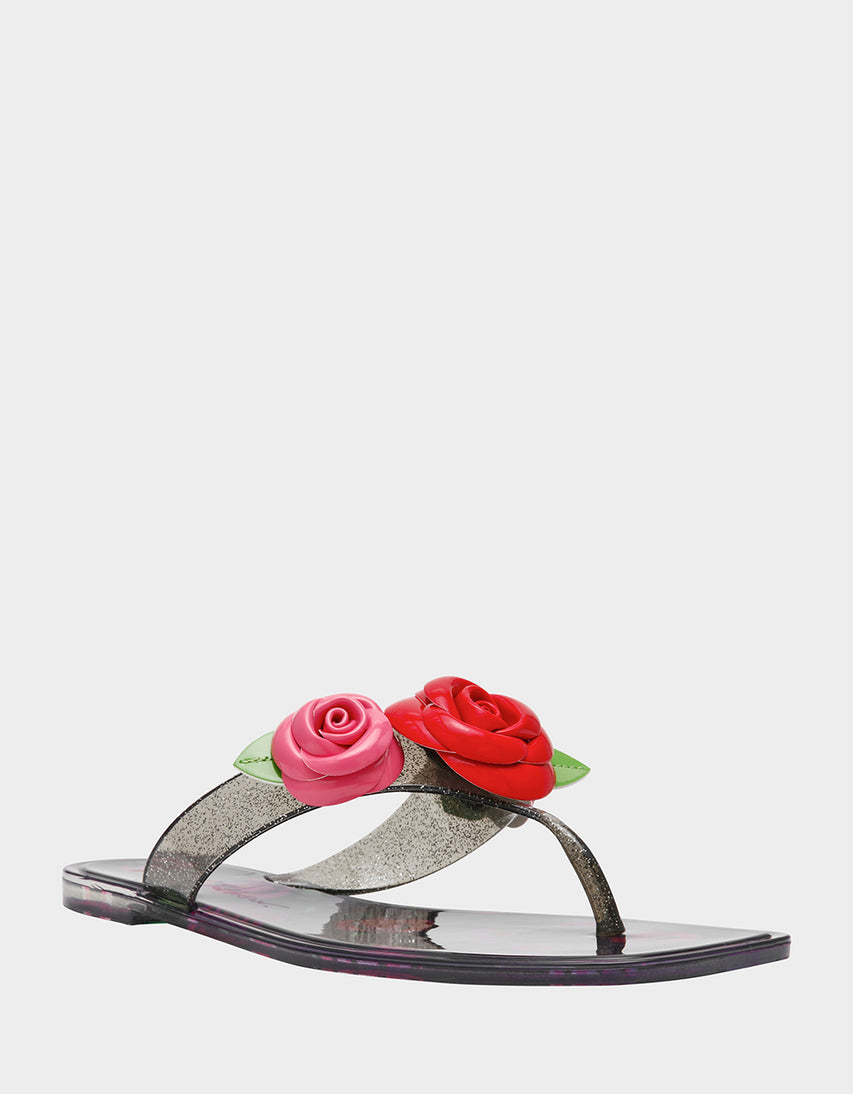 TRENTEN BLACK ROSE - SHOES - Betsey Johnson