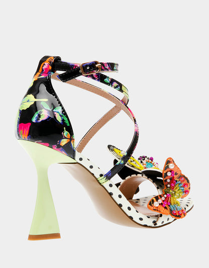 TRUDIE BLACK BUTTERFLY - SHOES - Betsey Johnson