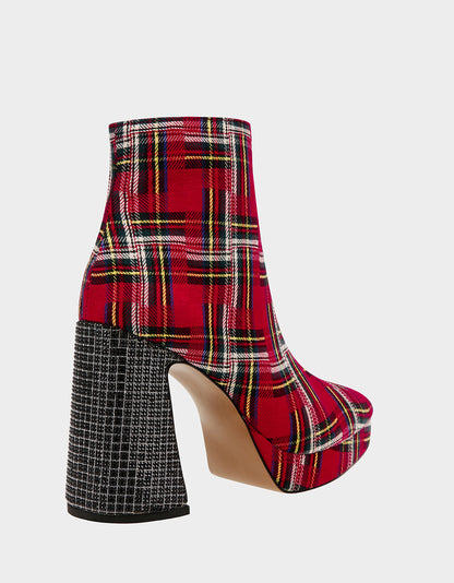 RAYLAN RED PLAID - SHOES - Betsey Johnson