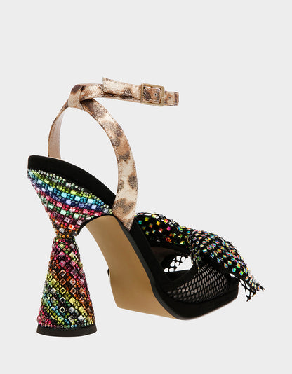 AISHA BLACK MULTI - SHOES - Betsey Johnson