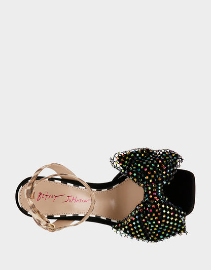 AISHA BLACK MULTI - SHOES - Betsey Johnson