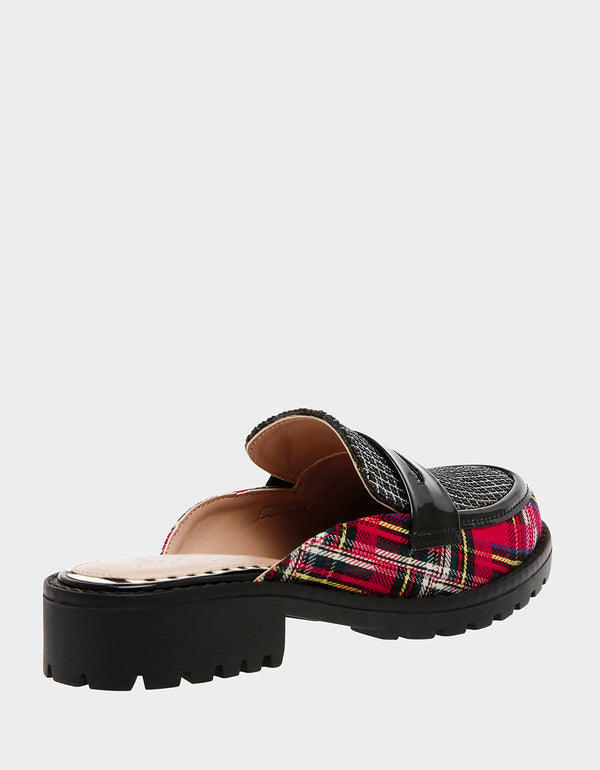 RONIN RED PLAID - SHOES - Betsey Johnson