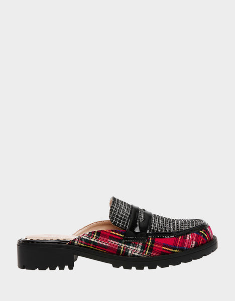 RONIN RED PLAID - SHOES - Betsey Johnson