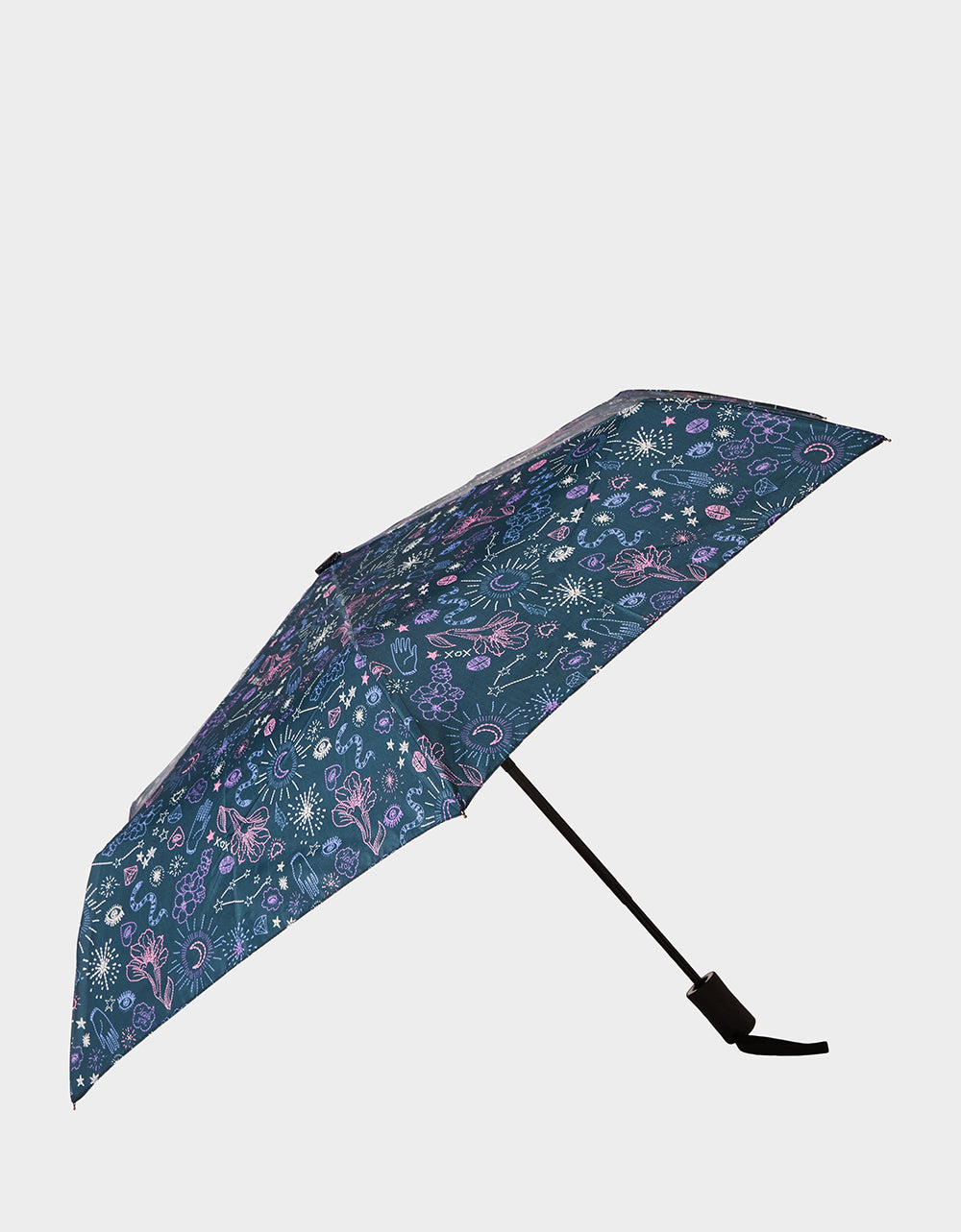 BETSEY'S CELESTIAL UMBRELLA NAVY - ACCESSORIES - Betsey Johnson