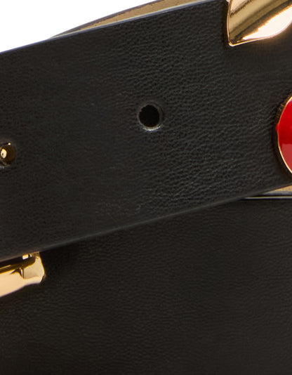 CHERRY KEEPER BELT 34MM BLACK - ACCESSORIES - Betsey Johnson