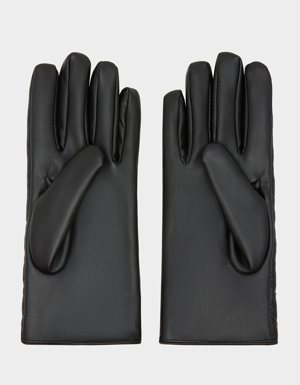 QUILTED GLOVE WITH HEART STUDS BLACK - ACCESSORIES - Betsey Johnson - view 2