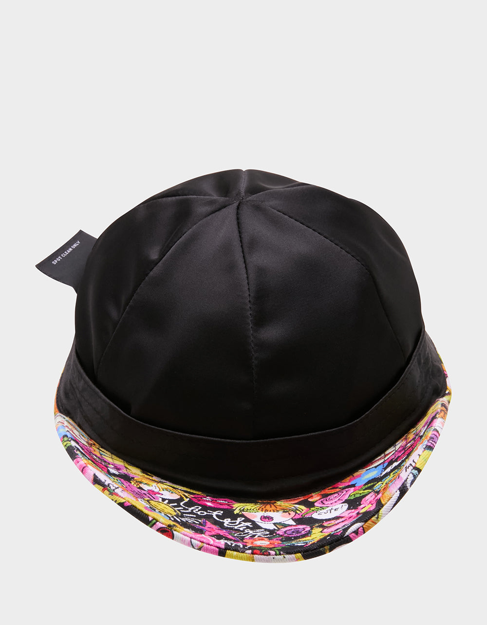 PRINTED BASEBALL HAT WITH BOW TIE BLACK MULTI - ACCESSORIES - Betsey Johnson - view 9