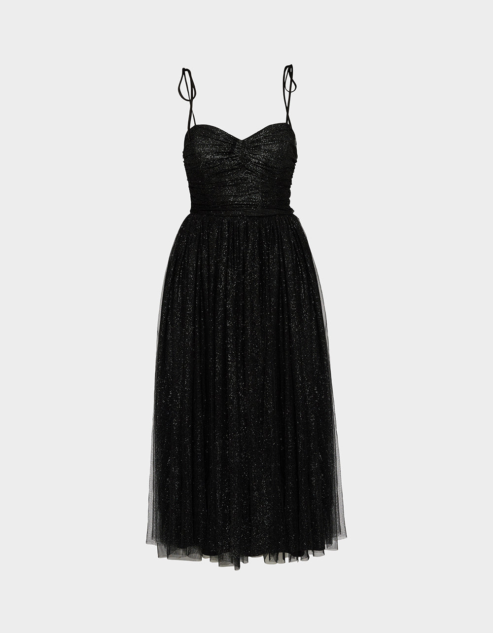betsey johnson black sequin dress Women's Glitter Tulle Multi in Black | Size Large