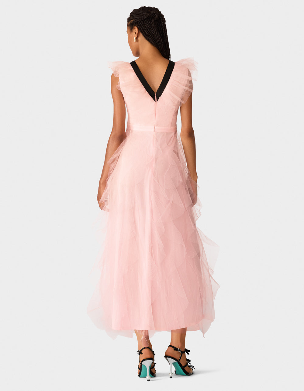PINK TIERED BOW DRESS - APPAREL - Betsey Johnson - view 5