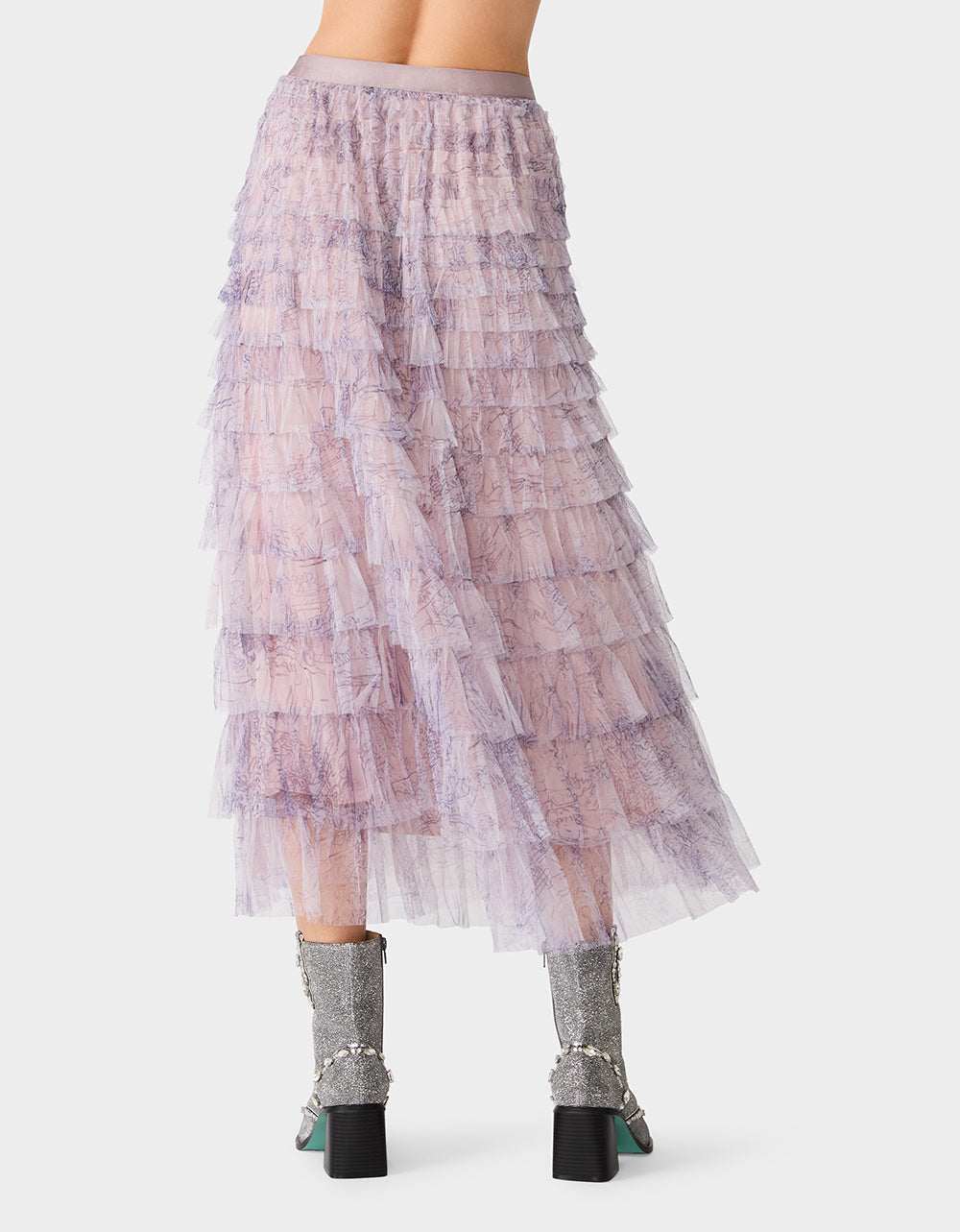 LOVELY LAYERS SKIRT LIGHT PURPLE - view 2