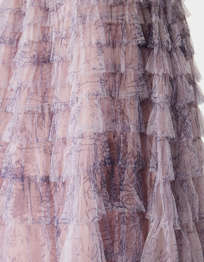 LOVELY LAYERS SKIRT LIGHT PURPLE