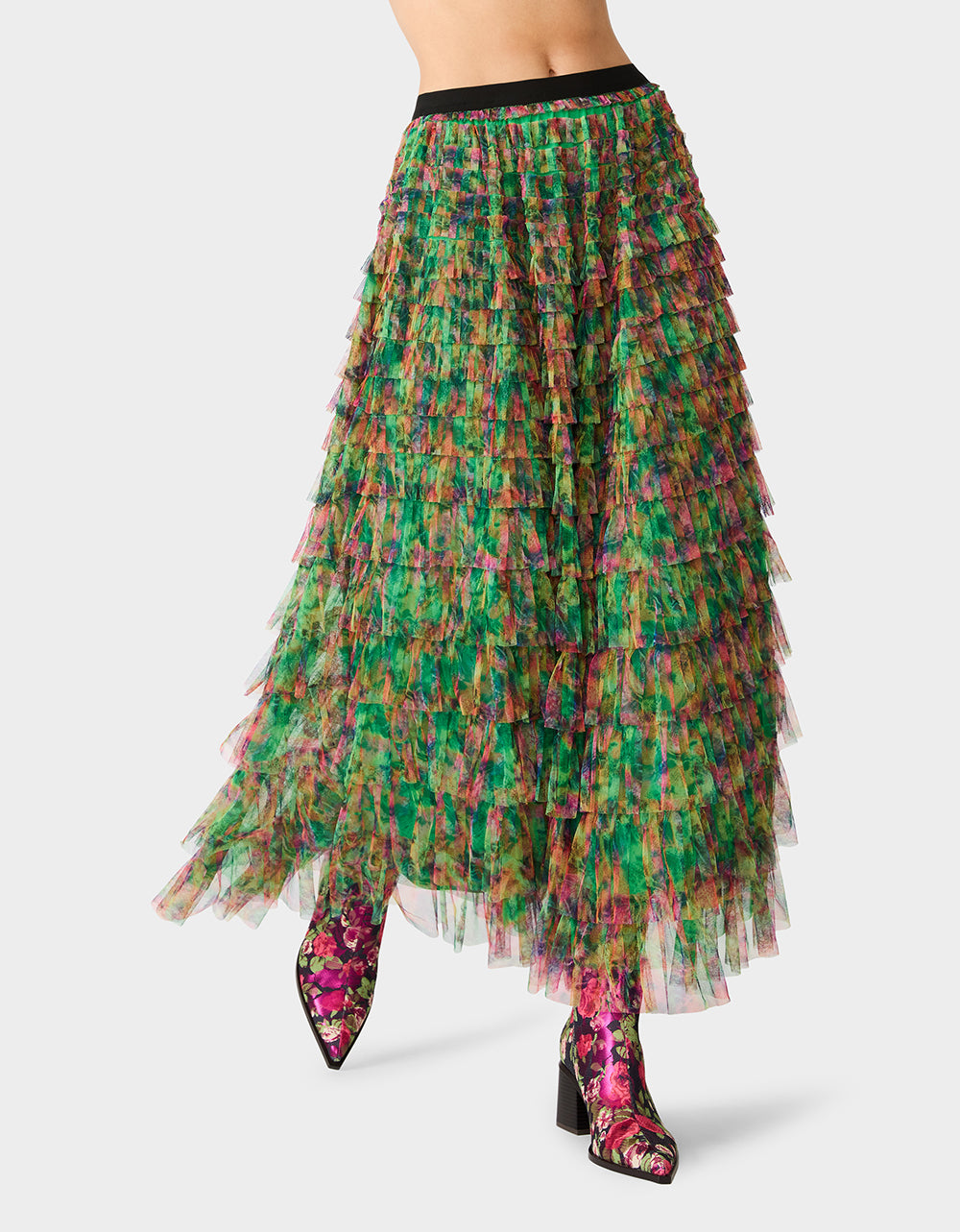 LOVELY LAYERS SKIRT GREEN - view 2