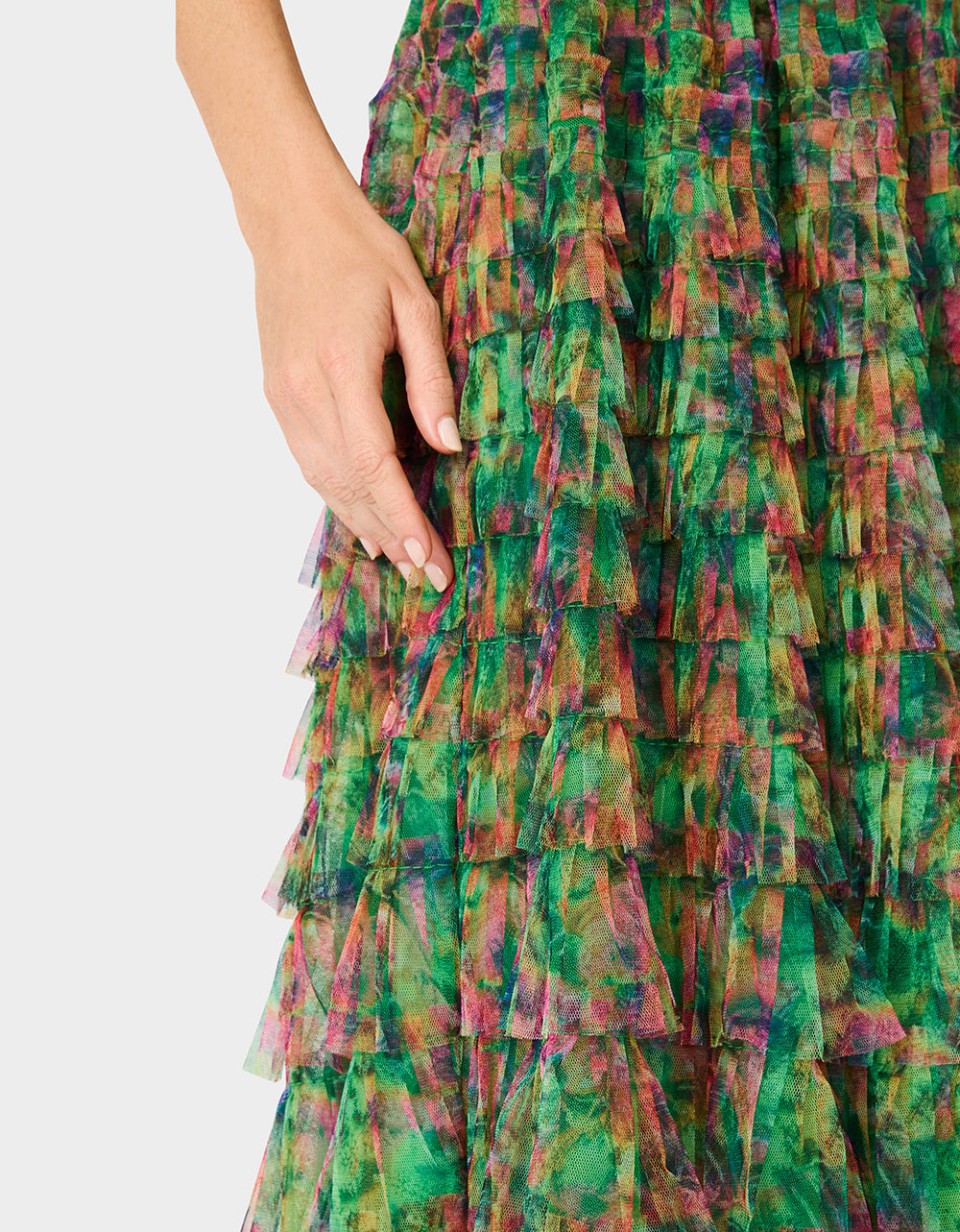 LOVELY LAYERS SKIRT GREEN - view 6