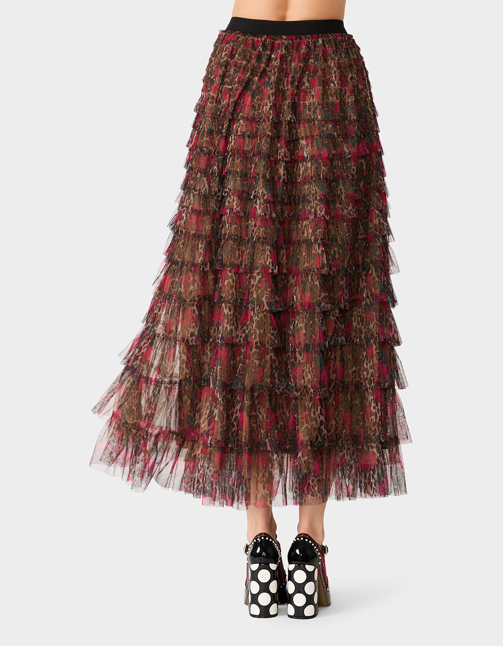 LOVELY LAYERS SKIRT LEOPARD ROSE - view 3