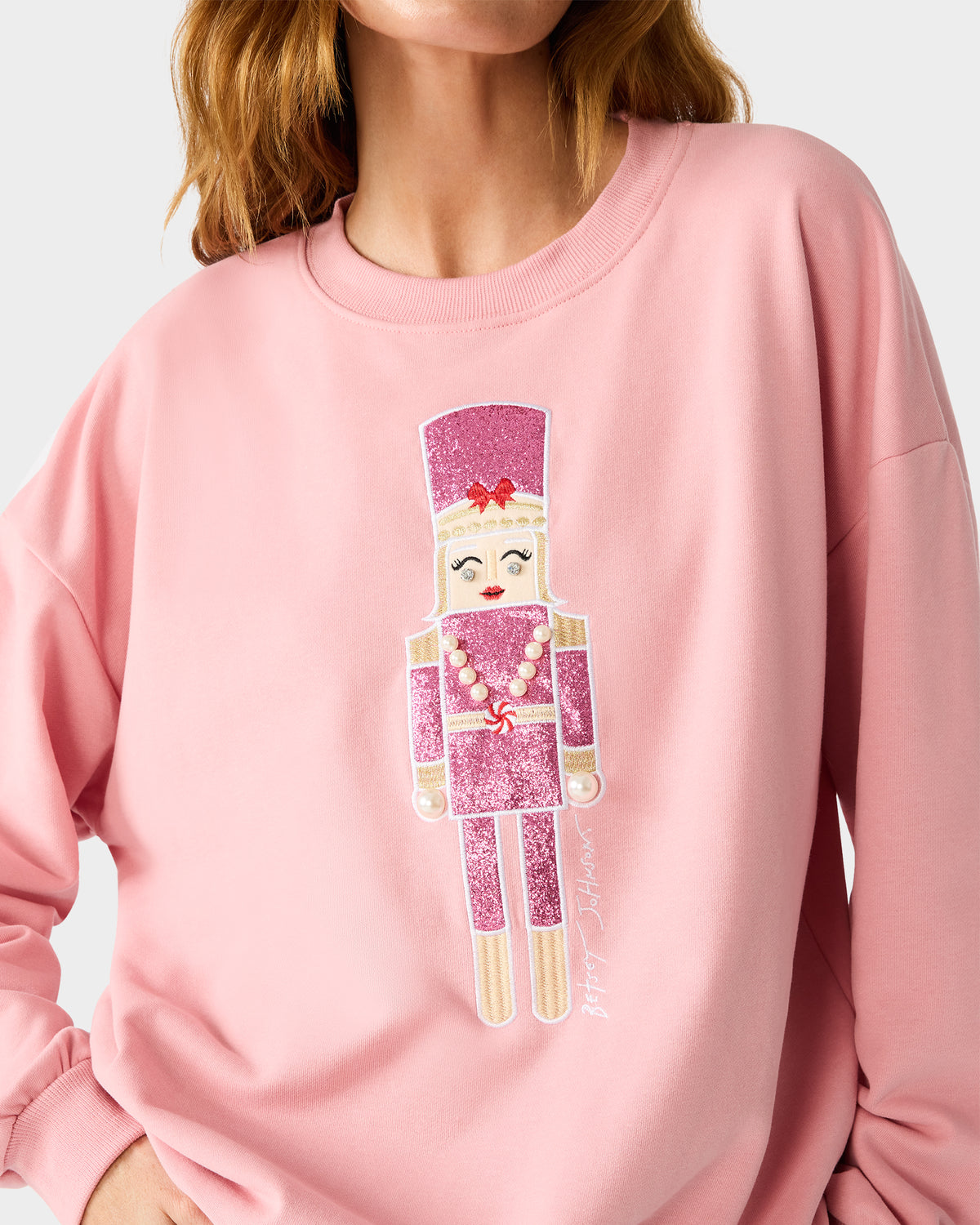 NUTCRACKER SWEATSHIRT PINK - APPAREL - Betsey Johnson - view 2