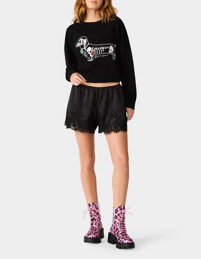 MIDNIGHT MISCHIEF SHORTS BLACK