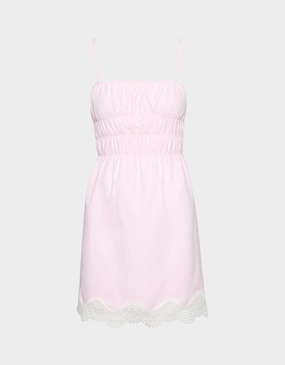 midi pink dresses Rose Garden Floral Applique Laced Midi Dress Baby Pink main image 0