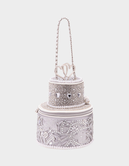 KITSCH FROST YOURSELF BLING CROSSBODY SILVER - HANDBAGS - Betsey Johnson